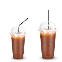 Load image into Gallery viewer, 579 Set of 4 Stainless Steel Straws & Brush (2 Straight straws, 2 Bent straws, 1 Brush)