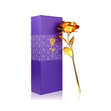 Load image into Gallery viewer, Effete Festival Gift Combo - Chocolicious Peanut 96gm with Golden Rose 10 INCHES with Carry Bag