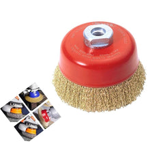 Load image into Gallery viewer, 194 Wire Wheel Cup Brush (Gold)