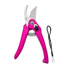 Load image into Gallery viewer, Your Brand Gardening Tools - Reusable Rubber Gloves, Flower Cutter/Scissor & Garden Tool Wooden Handle (3pcs-Hand Cultivator, Small Trowel, Garden Fork)