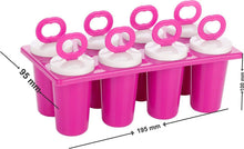 Load image into Gallery viewer, 757_Plastic Ice Tray Candy Maker Kulfi Maker Popsicle Mould Set