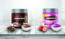 Load image into Gallery viewer, Chocotown Chocolate Spreads - Cocoa Spreads & Strawberry Spreads- 350 gm