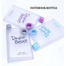 Load image into Gallery viewer, 364 Notebook Style Slim Water Bottle (380 ml, Multicolor)
