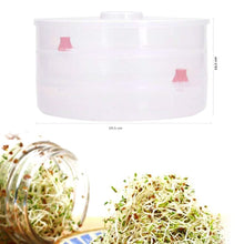 Load image into Gallery viewer, 2059 Patidar Plastic 3 Compartment Layer Sprout Maker Box
