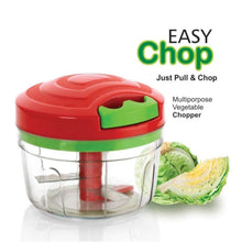 Load image into Gallery viewer, 753_Manual Food Chopper, Compact &amp; Powerful Hand Held Vegetable Chopper/Blender
