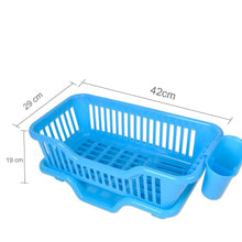 Load image into Gallery viewer, 747 (Small) Plastic Sink Dish Drainer Drying Rack
