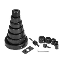 Load image into Gallery viewer, Your Brand Professional Tools- 16 pcs Heavy Duty Hole Saw Cutter Set Cutting Tool with 24 pcs Tspanner Socket Set
