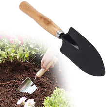 Load image into Gallery viewer, Your Brand Gardening Tools - Reusable Rubber Gloves, Pruners Scissor(Flower Cutter) &amp; Garden Tool Wooden Handle (3pcs-Hand Cultivator, Small Trowel, Garden Fork)

