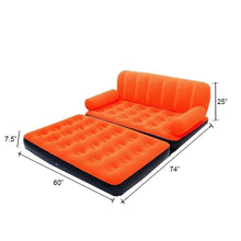 Load image into Gallery viewer, 870 -5 in 1 Foldable Inflatable Multi Function Double Air Bed Sofa Chair Couch Lounger Bed Mattress with Air Pump
