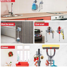 Load image into Gallery viewer, 198 Wall Mounted Mop &amp; Broom Hanger Holder (1-Layer)
