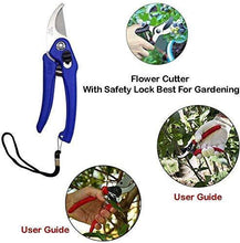 Load image into Gallery viewer, Your Brand Garden 21pc Super Combo-Hand Cultivator(Big 3pc+Small 3pc), Small Trowel (Big 3pc+Small 3pc), Garden Fork(Big 3pc+Small 3pc) , Garden Scissors Pruning Seeds &amp; Reusable Mix Color Glove(2pc)
