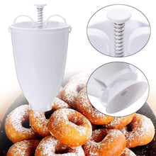 Load image into Gallery viewer, 646 Mini Donut Maker Dispenser - Plastic Vada/Meduwada Maker
