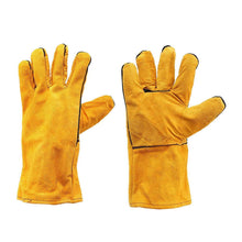 Load image into Gallery viewer, Your Brand Dark Poly-carbonated Lens Welding Goggles and Heat Resistant Welding Work Gloves
