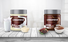 Load image into Gallery viewer, Chocotown Chocolate Spreads - Cocoa Spreads and Milk Spreadss- 350 gm

