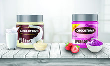 Load image into Gallery viewer, Chocotown Chocolate Spreads -Milk Spreads &amp; Strawberry Spreads- 350 gm
