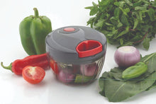 Load image into Gallery viewer, 0197 Manual 2 in 1 Compact &amp; Powerful Hand Held Vegetable Chopper/Blender
